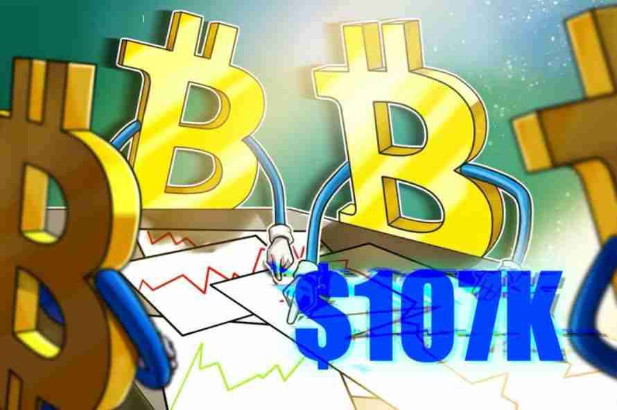 比特币（btc）恐跌至10.7万美元，今年开盘价成为btc价格关键支撑