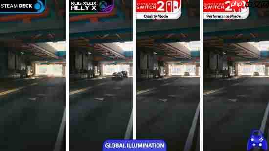 Xbox掌机跑《赛博朋克2077》帧数碾压!但画质不敌NS2