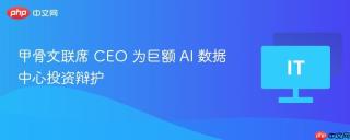 甲骨文联席 CEO 为巨额 AI 数据中心投资辩护