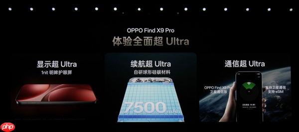 国产手机厂商第一家!OPPO Find X9 Pro卫星通信版支持eSIM