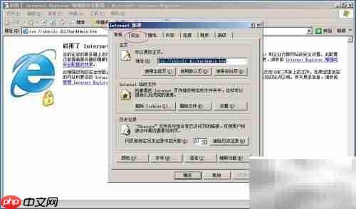 Win Server 2003调IE安全等级