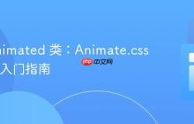 理解 animated 类：Animate.css 动画库入门指南