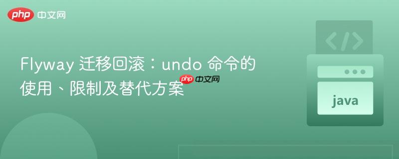 Flyway 迁移回滚：undo 命令的使用、限制及替代方案
