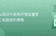 Go Cgo项目中使用环境变量管理外部C库路径的策略