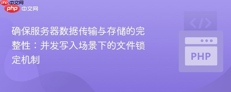 确保服务器数据传输与存储的完整性：并发写入场景下的文件锁定机制