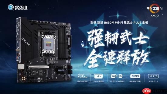 武士破风袭来！影驰 联盟B650M 黑武士PLUS主板正式登场