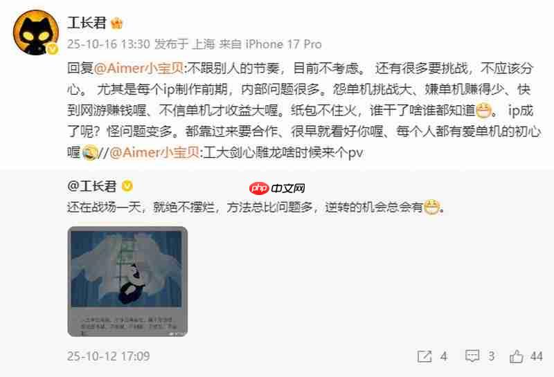 《剑心雕龙》目前不出PV 工长君:单机要有个性 拒绝缝合