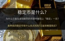 稳定币新手教学:什么是稳定币?稳定币的原理,种类和风险全面介绍