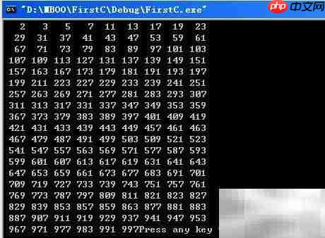 C语言判断素数方法