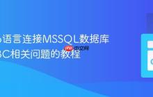 解决Go语言连接MSSQL数据库时ODBC相关问题的教程