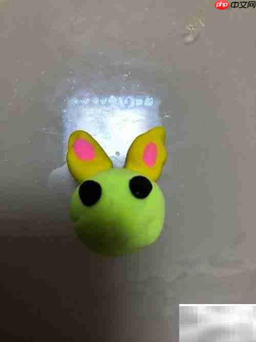 萌趣绿兔手工制作