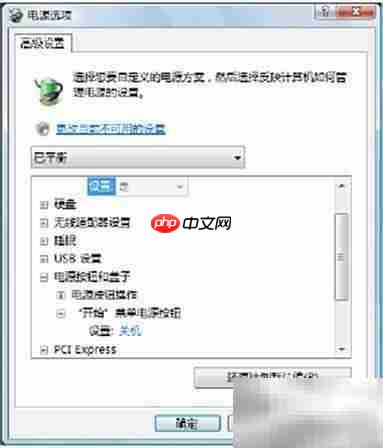 电源优化：自定义高级配置