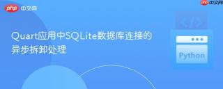 Quart应用中SQLite数据库连接的异步拆卸处理