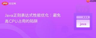 Java正则表达式性能优化：避免高CPU占用的陷阱