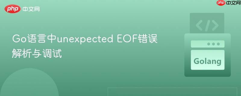 Go语言中unexpected EOF错误解析与调试

