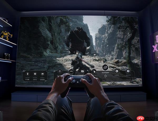 什么电视适合玩PS5  海信100寸E7Q/E8Q满级游戏电视首选