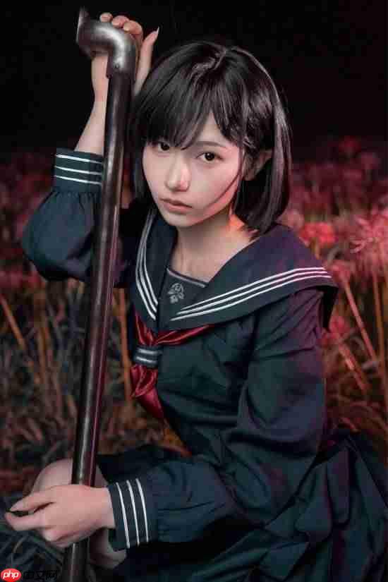 《寂静岭f》女主COS！裙子破损手拎水管