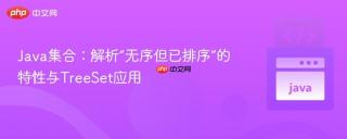 Java集合：解析“无序但已排序”的特性与TreeSet应用