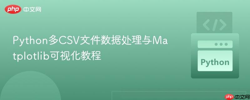 Python多CSV文件数据处理与Matplotlib可视化教程