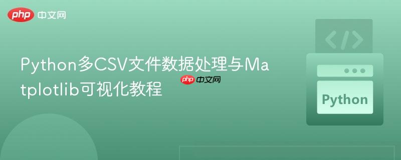 Python多CSV文件数据处理与Matplotlib可视化教程