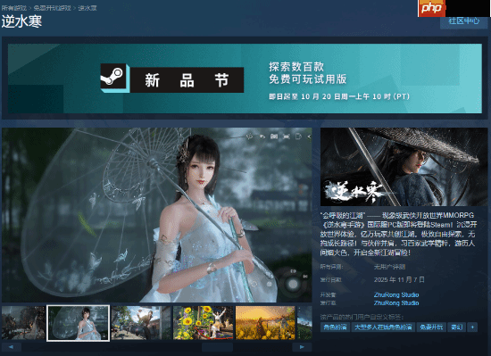 《逆水寒》确认11月7日上线Steam!官方称让MMO再次伟大