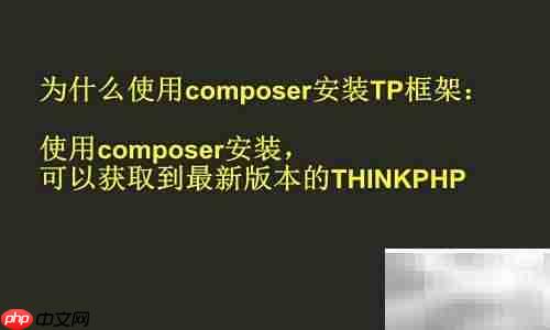 Composer安装ThinkPHP