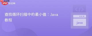 查找循环扫描中的最小值：Java教程
