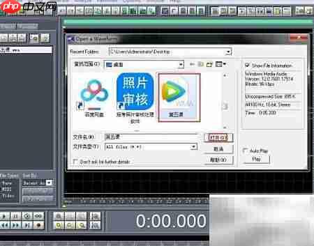 Cool Edit Pro声音快进滤镜教程