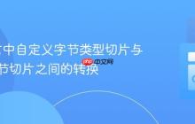 Go语言中自定义字节类型切片与标准字节切片之间的转换