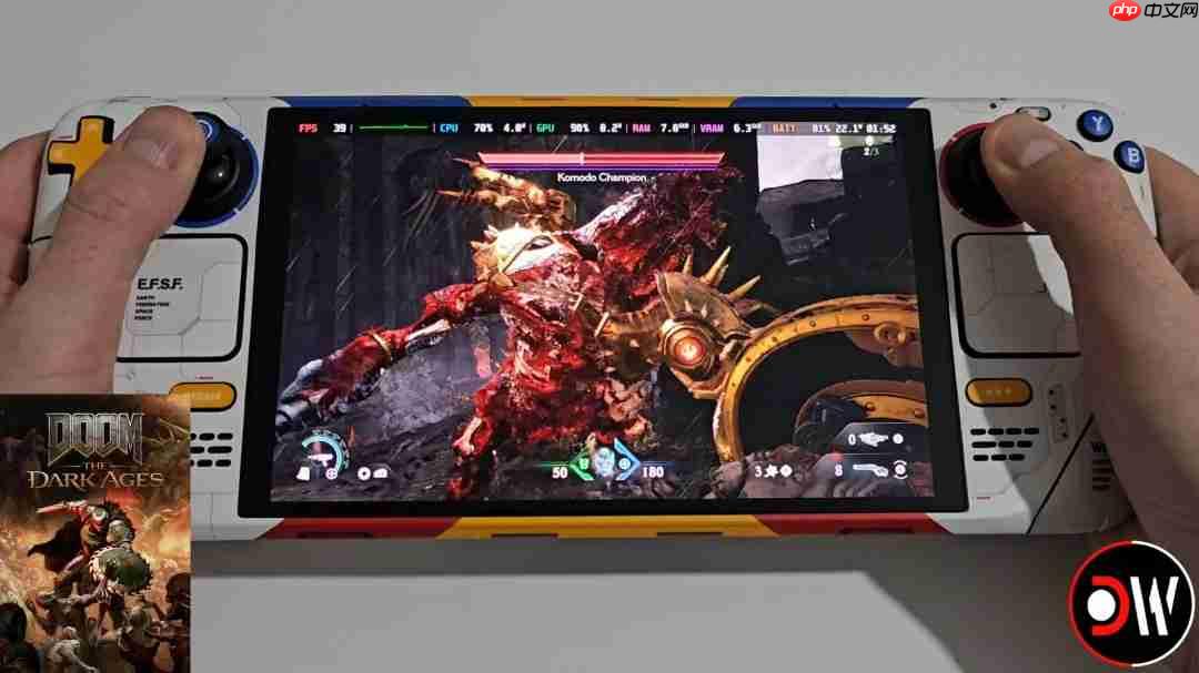 《毁灭战士：黑暗时代》现已通过Steam Deck认证