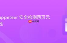 使用 Puppeteer 安全检测网页元素存在性