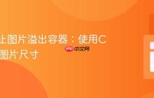 如何防止图片溢出容器:使用CSS控制图片尺寸