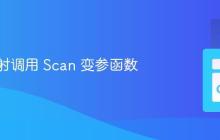使用反射调用 Scan 变参函数