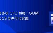 Go 语言多核 CPU 利用：GOMAXPROCS 与并行化实践