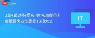 3金4银2铜4提名  鲸鸿动能斩获金投赏商业创意奖13项大奖