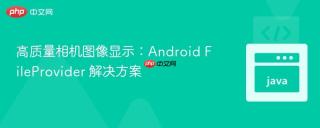 高质量相机图像显示：Android FileProvider 解决方案