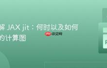 深入理解 JAX jit：何时以及如何优化你的计算图