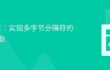 Go语言：实现多字节分隔符的流式读取