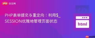 PHP表单提交与重定向：利用$_SESSION优雅地管理页面状态