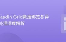 Hilla/Vaadin Grid数据绑定与异步数据处理深度解析