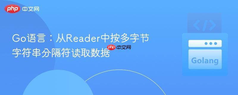 Go语言：从Reader中按多字节字符串分隔符读取数据