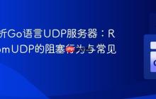 深入解析Go语言UDP服务器：ReadFromUDP的阻塞行为与常见陷阱
