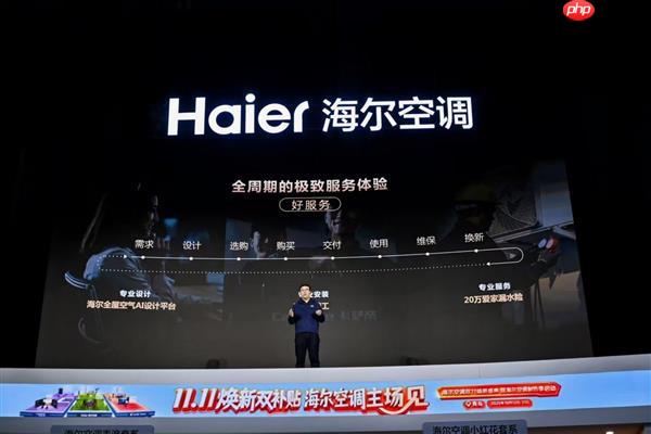 海尔空调首秀平台能力：覆盖用户暖通全流程