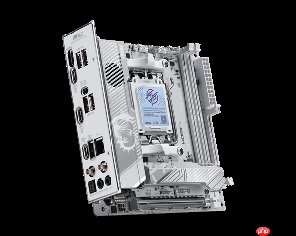 微星发布MPG X870I EDGE TI EVO WiFi超频主板：双内存插槽、支持10000MT/s！