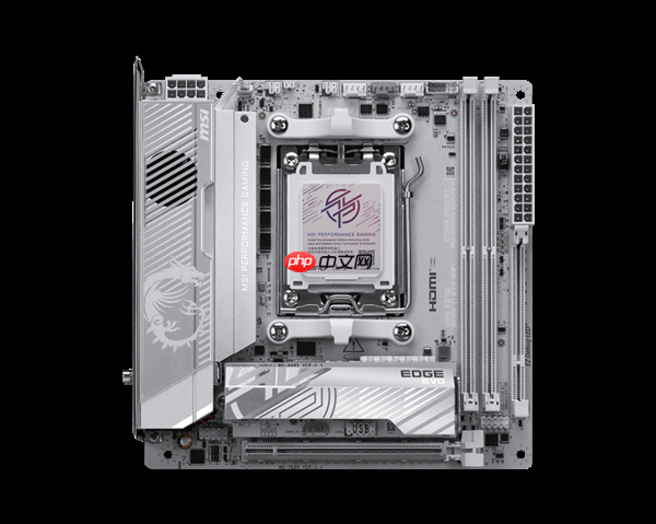 微星发布MPG X870I EDGE TI EVO WiFi超频主板：双内存插槽、支持10000MT/s！