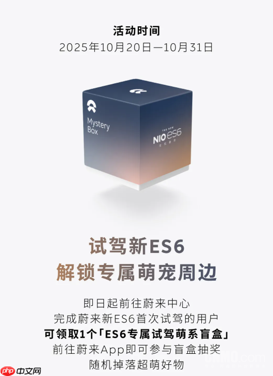 蔚来ES6将迎来30万台交付里程碑!推出百万礼遇活动