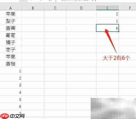 Excel统计次数技巧
