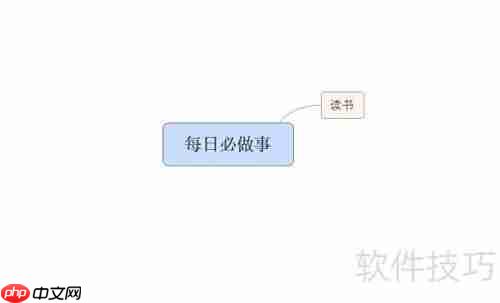 Xmind新建思维导图教程