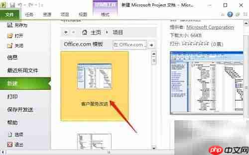 项目导入模板的简便方法