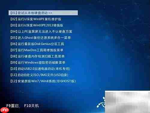 u深度分区恢复教程